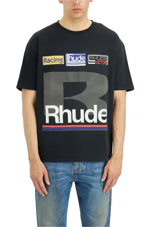 Rhude Herren, Oberteile, Schwarzk, SGröße: