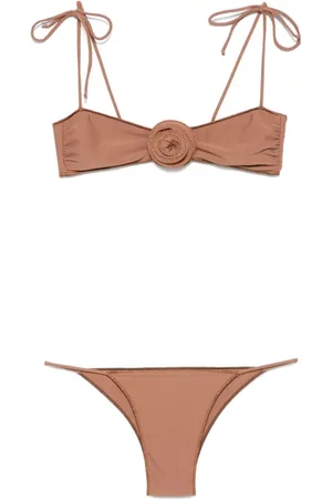 LA REVECHE Damen, Bademode, Braun, LGröße: