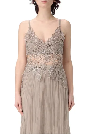 Alberta Ferretti Damen, Oberteile, Braun, SGröße:
