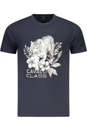Roberto Cavalli Herren, Oberteile, Blau, LGröße:
