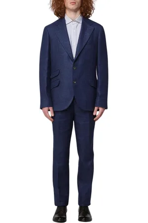 Brunello Cucinelli Herren, Anzüge, Blau, XLGröße:
