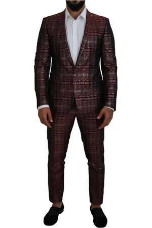 Dolce & Gabbana Herren, Anzüge, Rot, LGröße: