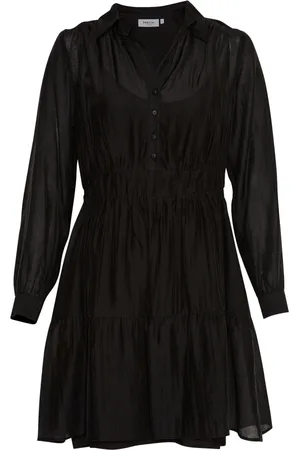 Moss Copenhagen Damen, Kleider, Schwarzk, SGröße: