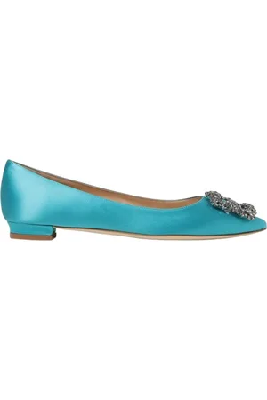 Manolo Blahnik Damen, Schuhe, Blau, 38 1/2 EUGröße: