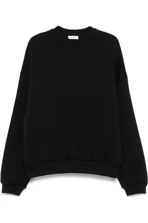 FEAR OF GOD Herren, Sweatshirts & Hoodies, Schwarzk, SGröße: