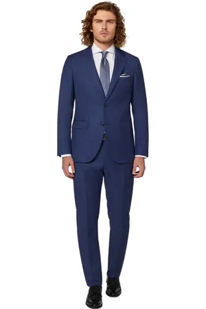 Boggi Milano Herren, Anzüge, Blau, XLGröße: