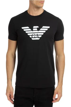 Emporio Armani Herren, Oberteile, Schwarzk, LGröße: