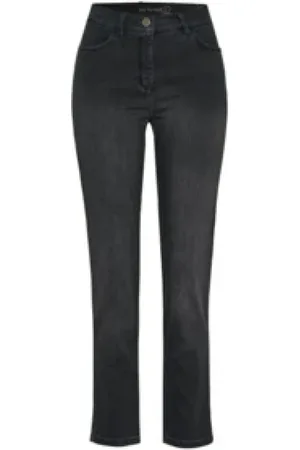 Toni Damen, Jeans, Schwarzk, SGröße: