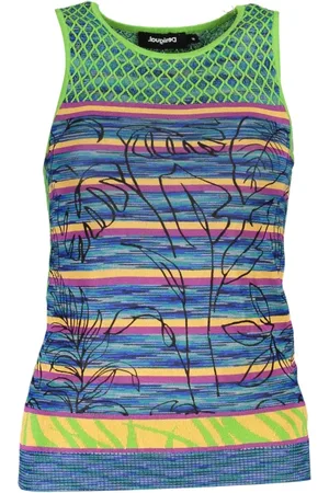 Desigual Damen, Oberteile, Mehrfarbig, LGröße: