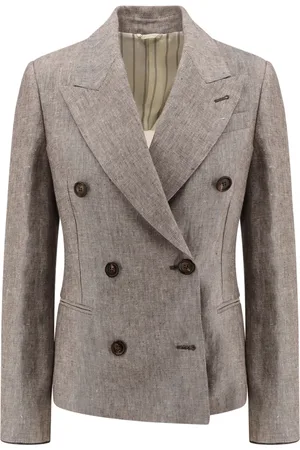 Brunello Cucinelli Damen, Jacken, Braun, 2XSGröße: