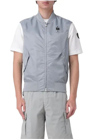 Blauer Herren, Jacken, Grau, XLGröße: