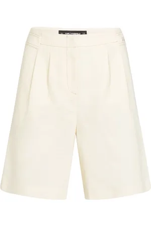 Karl Lagerfeld Damen, Shorts, Weiß, MGröße: