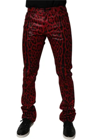 Dolce & Gabbana Herren, Jeans, Rot, MGröße: