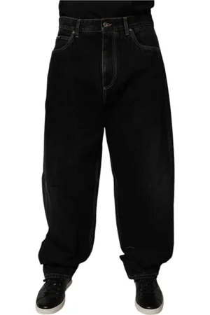 Dolce & Gabbana Herren, Jeans, Schwarzk, MGröße: