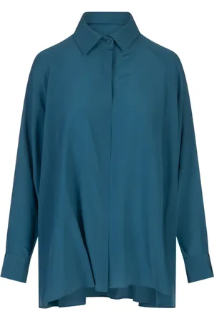 GIANLUCA CAPANNOLO Damen, Oberteile, Blau, LGröße: