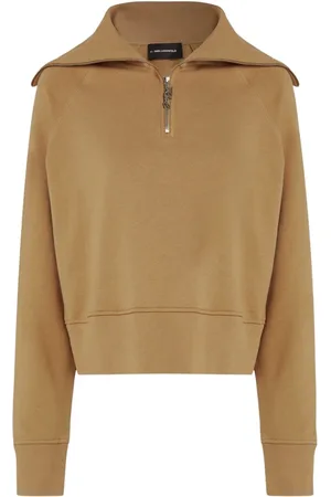 Karl Lagerfeld Damen, Sweatshirts & Hoodies, Braun, LGröße: