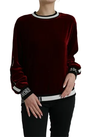 Dolce & Gabbana Damen, Sweatshirts & Hoodies, Rot, 2XSGröße: