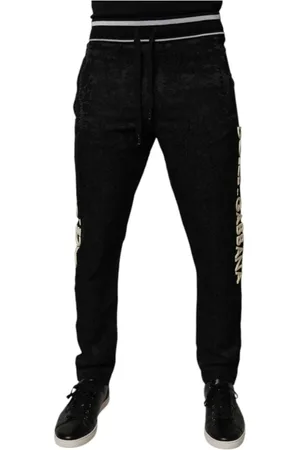 Dolce & Gabbana Herren, Hosen, Schwarzk, XSGröße: