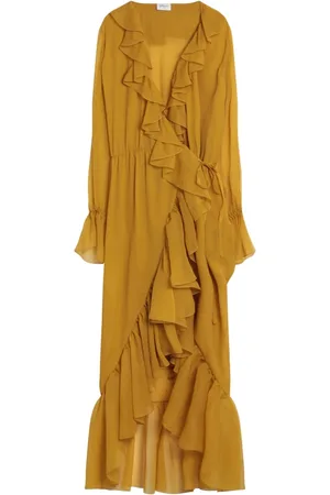 Saint Laurent Damen, Kleider, Gelb, MGröße: