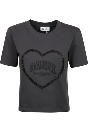 Ganni Damen, Oberteile, Schwarzk, XSGröße: