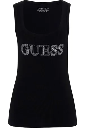Guess Damen, Oberteile, Schwarzk, SGröße:
