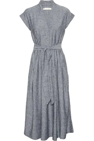 INWEAR Damen, Kleider, Blau, LGröße: