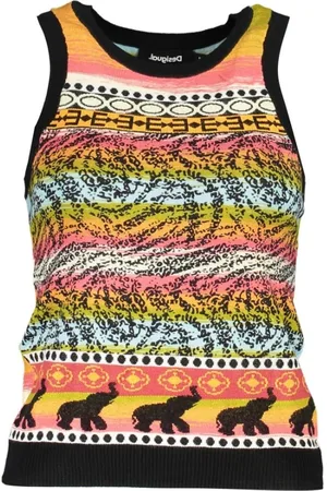 Desigual Damen, Oberteile, Mehrfarbig, MGröße: