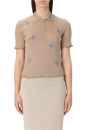 Fendi Damen, Oberteile, Braun, LGröße:
