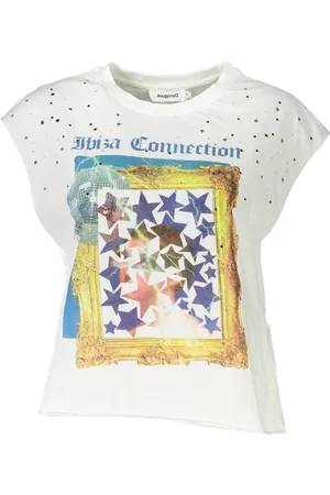 Desigual Damen, Oberteile, Weiß, XLGröße: