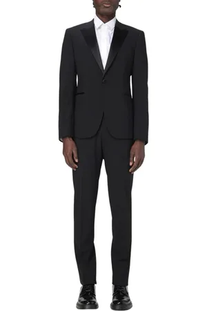 Emporio Armani Herren, Anzüge, Schwarzk, MGröße: