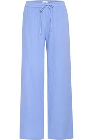 Ichi Damen, Hosen, Blau, SGröße: