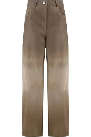 arma leder Damen, Hosen, Braun, 2XSGröße: