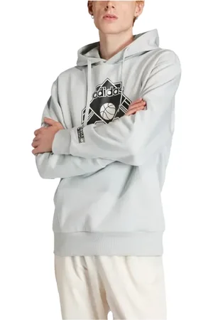 adidas Herren, Sweatshirts & Hoodies, Grau, 2XLGröße: