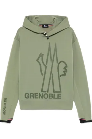 Moncler Damen, Sweatshirts & Hoodies, Grün, LGröße: