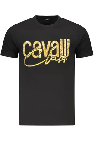Roberto Cavalli Herren, Oberteile, Schwarzk, MGröße:
