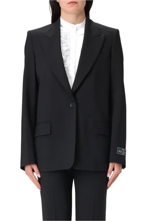 Msgm Damen, Jacken, Schwarzk, MGröße:
