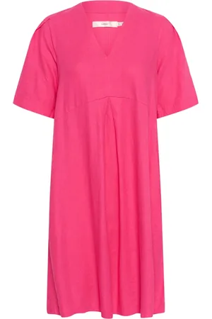 INWEAR Damen, Kleider, Rosa, SGröße: