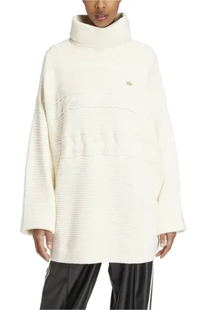 adidas Damen, Strickwaren, Weiß, MGröße: