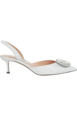 Aquazzura Damen, Schuhe, Grau, 37 EUGröße: