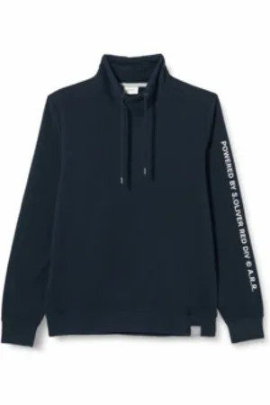 QS by s.Oliver Damen, Sweatshirts & Hoodies, Blau, 2XLGröße: