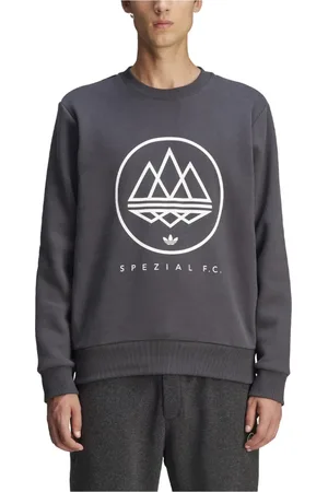 adidas Herren, Sweatshirts & Hoodies, Grau, MGröße: