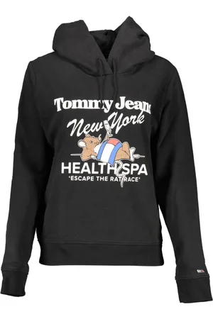 Tommy Hilfiger Damen, Sweatshirts & Hoodies, Schwarzk, LGröße: