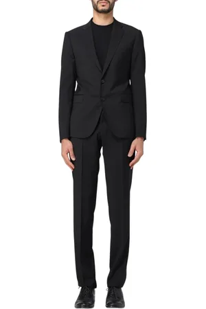 Emporio Armani Herren, Anzüge, Schwarzk, 2XLGröße: