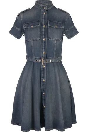 Alexander McQueen Damen, Kleider, Blau, SGröße: