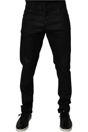 Dolce & Gabbana Herren, Jeans, Schwarzk, MGröße: