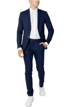 JACK & JONES Herren, Anzüge, Blau, SGröße: