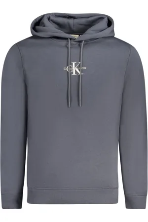 Calvin Klein Herren, Sweatshirts & Hoodies, Blau, LGröße: