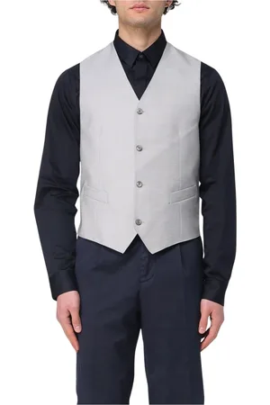 Emporio Armani Herren, Anzüge, Weiß, SGröße: