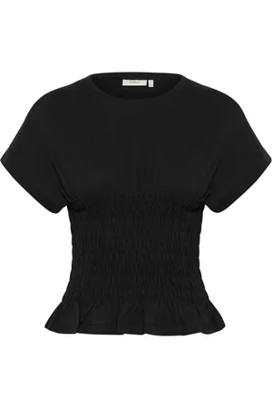 INWEAR Damen, Oberteile, Schwarzk, MGröße: