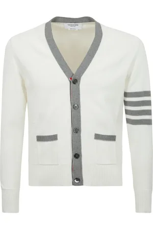 Thom Browne Herren, Strickwaren, Weiß, LGröße: